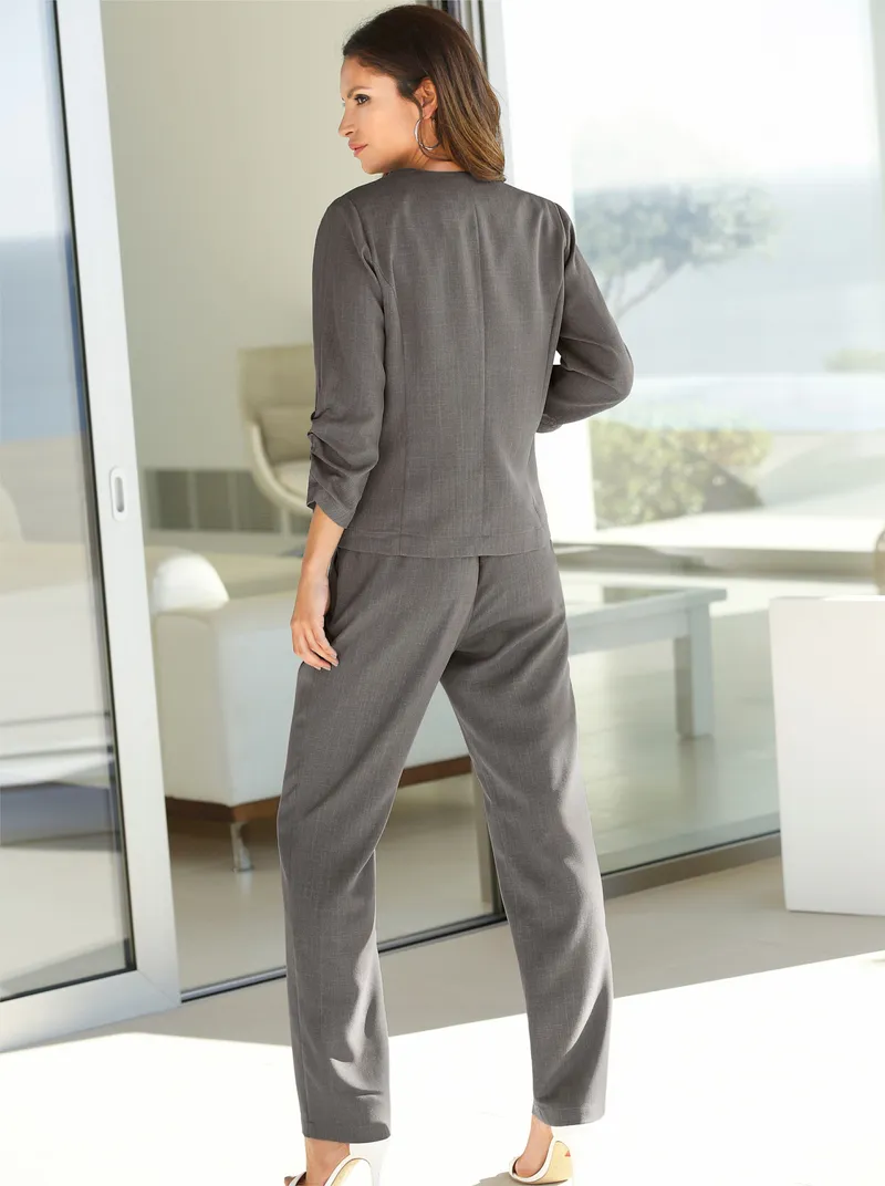 Witt Blusenblazer, Taupe, – Produktbild 1 von 3