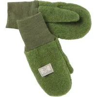 Pickapooh Pickapooh Kinder Fäustlinge Bio-Schurwolle Fleece moos Gr.3 (2 bis 4 Jahre) – Produktbild 1 von 1