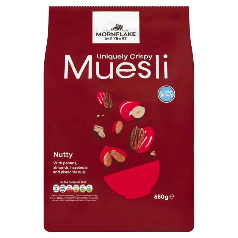 MornFlake MornFlake Knuspriges Müsli Nuty 650 g – Produktbild 1 von 1
