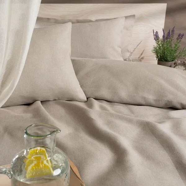 nahtur-design nahtur-design Sommer-Leinenbettwäsche | 100% Bioleinen | ungefärbt, Natur, – Produktbild 4 von 4
