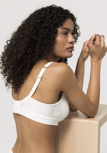 hessnatur hessnatur Comfort BH bügellos COTTON FEEL aus Bio-Baumwolle, Naturweiss, – Produktbild 5 von 5