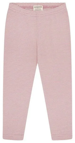 loud + proud loud + proud Babys & Kinder Leggings Streifen, GOTS-zertifiziert, Aster(rosa), – Produktbild 2 von 3