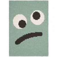 myfelt myfelt Filzkugelteppich 4Friends rechteckig, 100% Schurwolle, Blau (heinz), – Produktbild 1 von 1