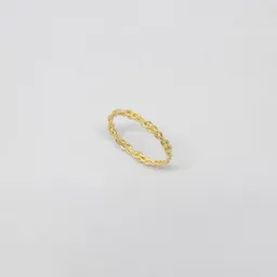 fejn jewelry fejn jewelry Ring 'braided' aus Silber/vergoldet – Produktbild 1 von 1