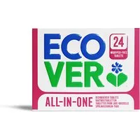 Ecover Ecover Plastikfreie All In One Spülmaschinentabletten (24 Stück) – Produktbild 1 von 1