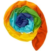 HANS NATUR Spieltuch Bio-Baumwolle, 115 x 280 cm Regenbogen – Produktbild 1 von 1