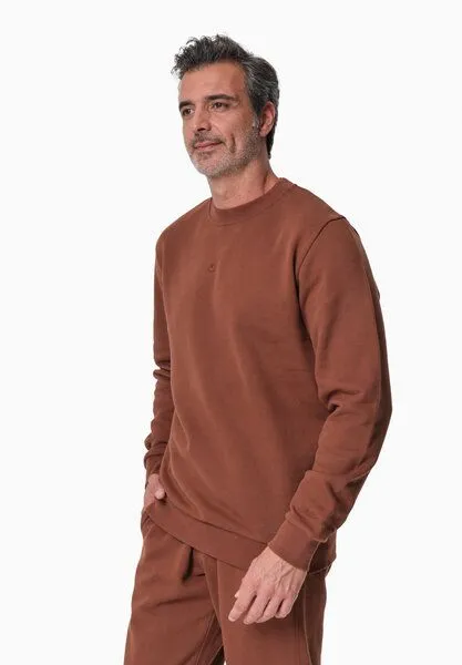 ORGANICATION ORGANICATION SCOTT | Sweatshirt aus Bio-Baumwolle, Coffee brown, – Produktbild 3 von 3