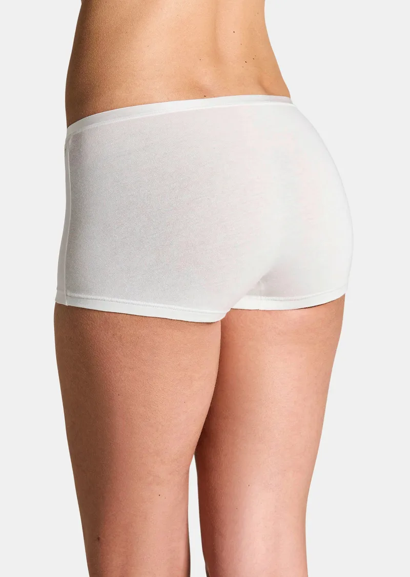Sloggi Shorts im 3er-Pack - weiß - Gr. L von Goldner Fashion, Weiß, – Produktbild 2 von 3