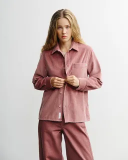 Rotholz Rotholz Damen vegan Hemd Cord Washed Pink – Produktbild 1 von 1