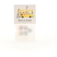 Die Stadtgärtner Die Stadtgärtner Blumenmurmeln zum Schulstart "Bus" | 5 bunte Blumenmurmeln im Pergamintütchen (ca. 10 x 5 cm) | mit niedlichem, kindgerechten Motiv | Kreative Geschenkidee für Kinder, Schule & Schulalltag – Produktbild 1 von 1