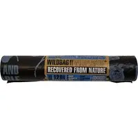Wildplastic Wildplastic Müllbeutel "Wildbag" 120 l, Stärke: 35 µ, aus Recyclingkunststoff, 10 Stk. – Produktbild 1 von 1