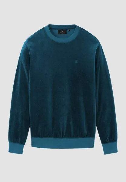 recolution Herren Nicki Sweatshirt aus Baumwolle - PIMENTO - recolution, Deep teal (blau), – Produktbild 1 von 1