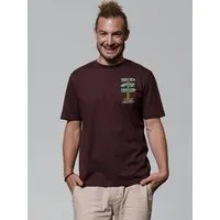 watapparel watapparel T-Shirt Unisex Adventure is everywhere, Red brown, – Produktbild 1 von 1