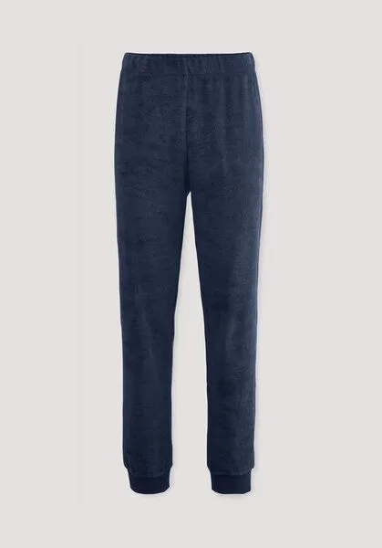 hessnatur hessnatur Frottee Loungehose Pure Cotton aus reiner Bio-Baumwolle, Mitternachtsblau, – Produktbild 3 von 3