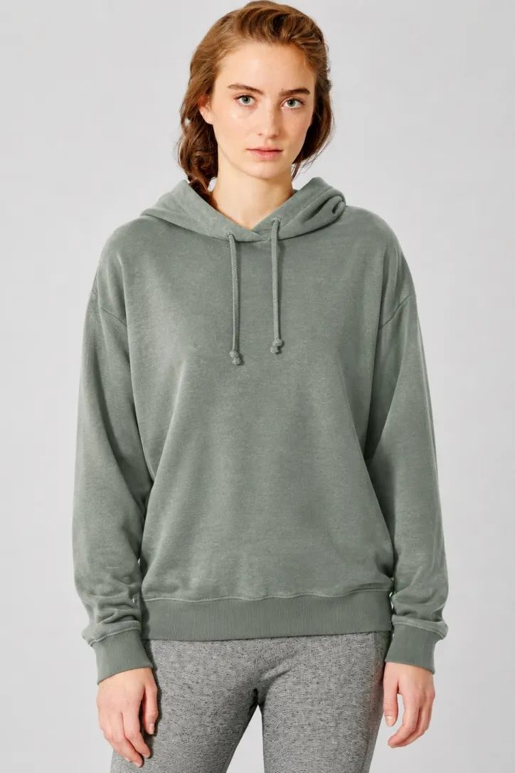 HempAge Hempage Damen vegan Bequemer Hoodie Thyme, Grün, – Produktbild 2 von 2