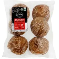 Herzberger Herzberger Bio-Roggenbrötchen, zum Aufbacken, 6er-Pack, 480 g – Produktbild 1 von 1