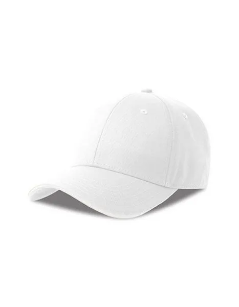 Atlantis Headwear Atlantis Headwear Damen / Herren Sport Cap Baumwolle Metallverschluss, Weiss, – Produktbild 1 von 3