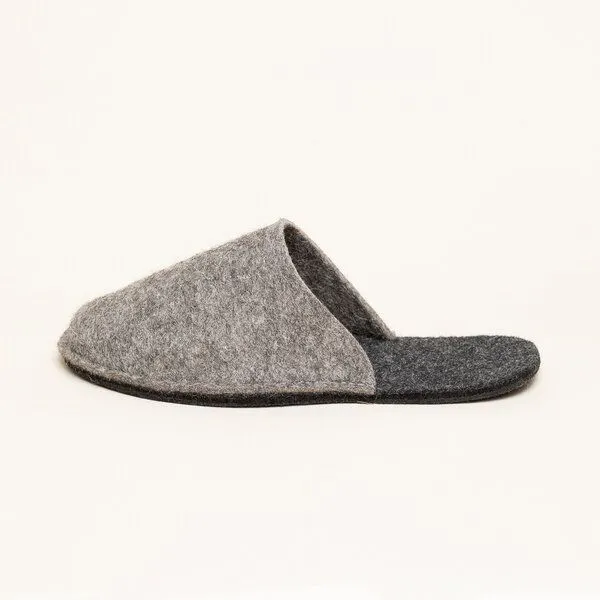 Magicfelt Magicfelt Filz-Pantoffel Magic Travel aus 100% recycelter Schurwolle für Damen & Herren, Tiroler steinschaf, – Produktbild 4 von 5
