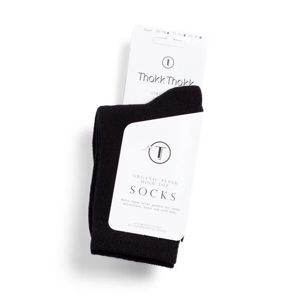 THOKKTHOKK ThokkThokk Extrawarme Plüschsocken, Schwarz, – Produktbild 3 von 4