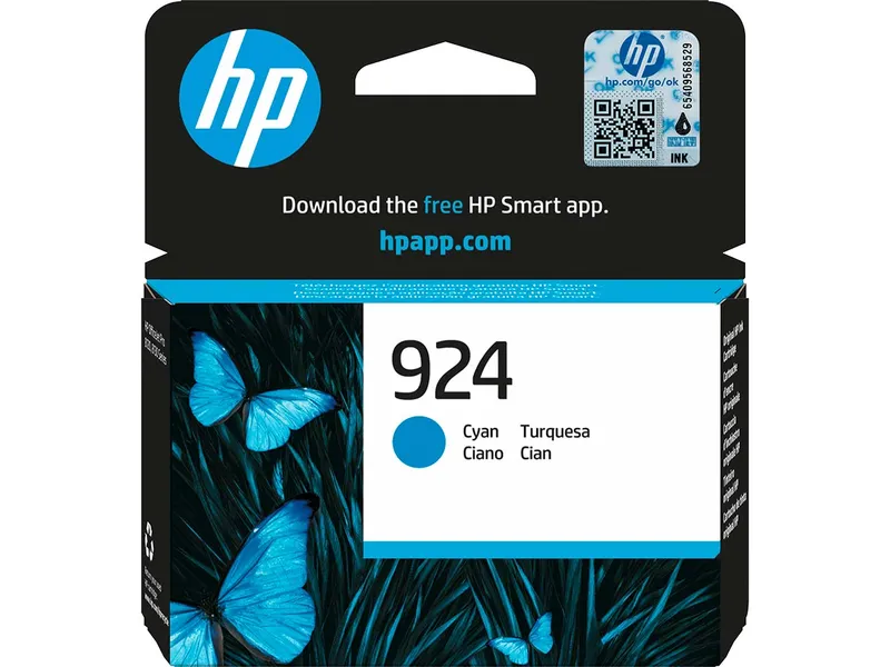 Hewlett Packard HP Tintenpatrone 4K0U3NE, Nr. 924 cyan – Produktbild 1 von 1