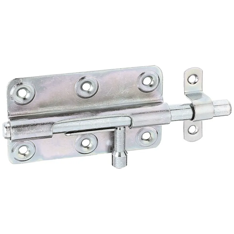 Alberts ALBERTS Bolzenriegel, mit befestigter Schlaufe, disp., Platte LxB100x59 mm,Ges.-L145mm – Produktbild 1 von 1