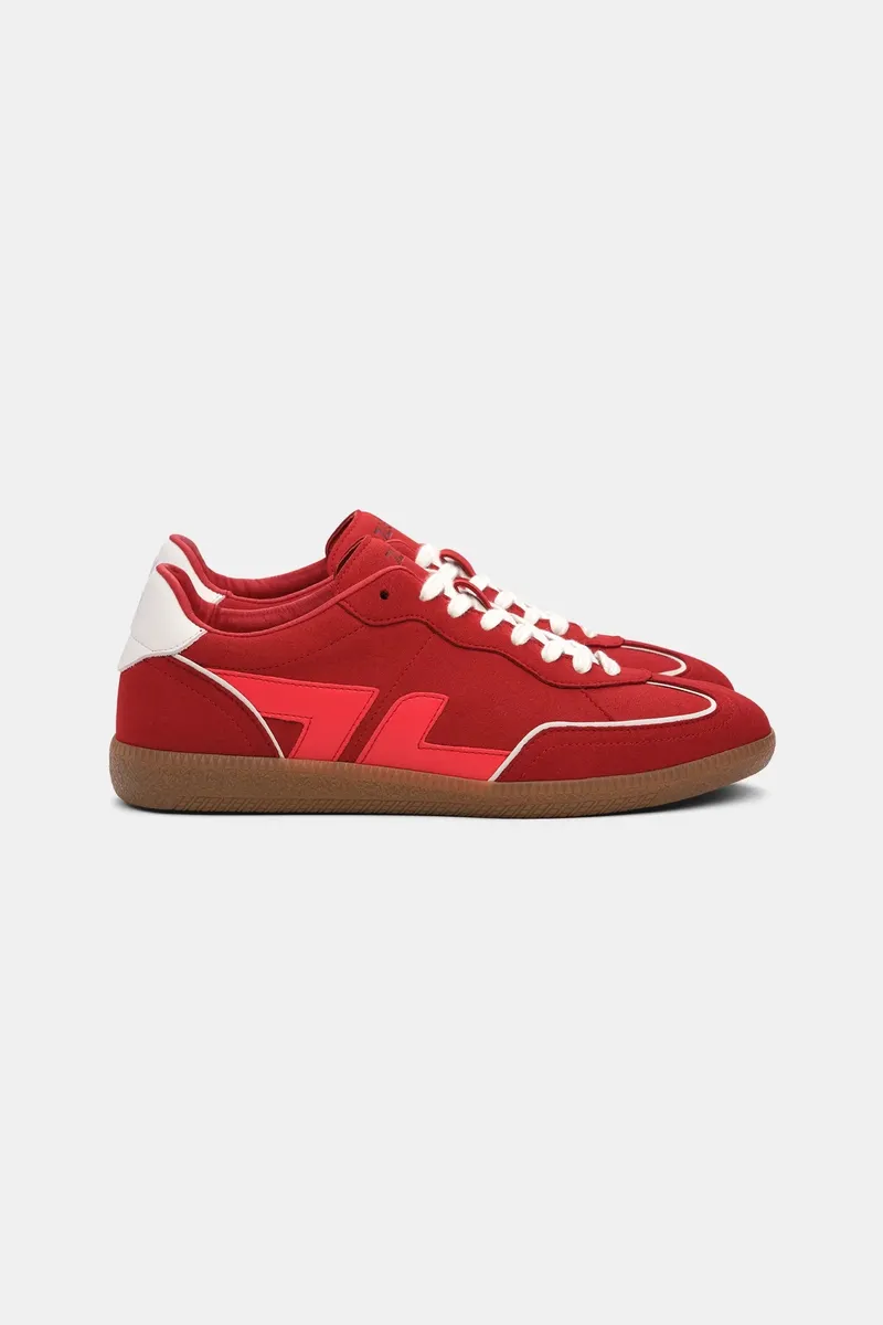 Zèta Zèta Herren vegan Sneaker Delta Granatrot, Rot, – Produktbild 1 von 2
