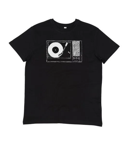 ilovemixtapes ilovemixtapes Plattenspieler Men Essential T-Shirt, Schwarz, – Produktbild 1 von 2