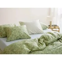 Yumeko Kissenbezug Green Bloom "Yumeko" aus Baumwollsatin – Produktbild 1 von 1