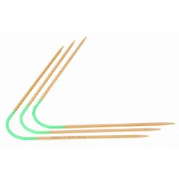 Neko Strumpfstricknadeln "Bamboo Flex", gebogen, aus Bambus – Produktbild 1 von 1