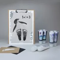 KINDACUTE KINDACUTE Pinguin Prints | Babyposter für Fußabdrücke – Produktbild 1 von 1