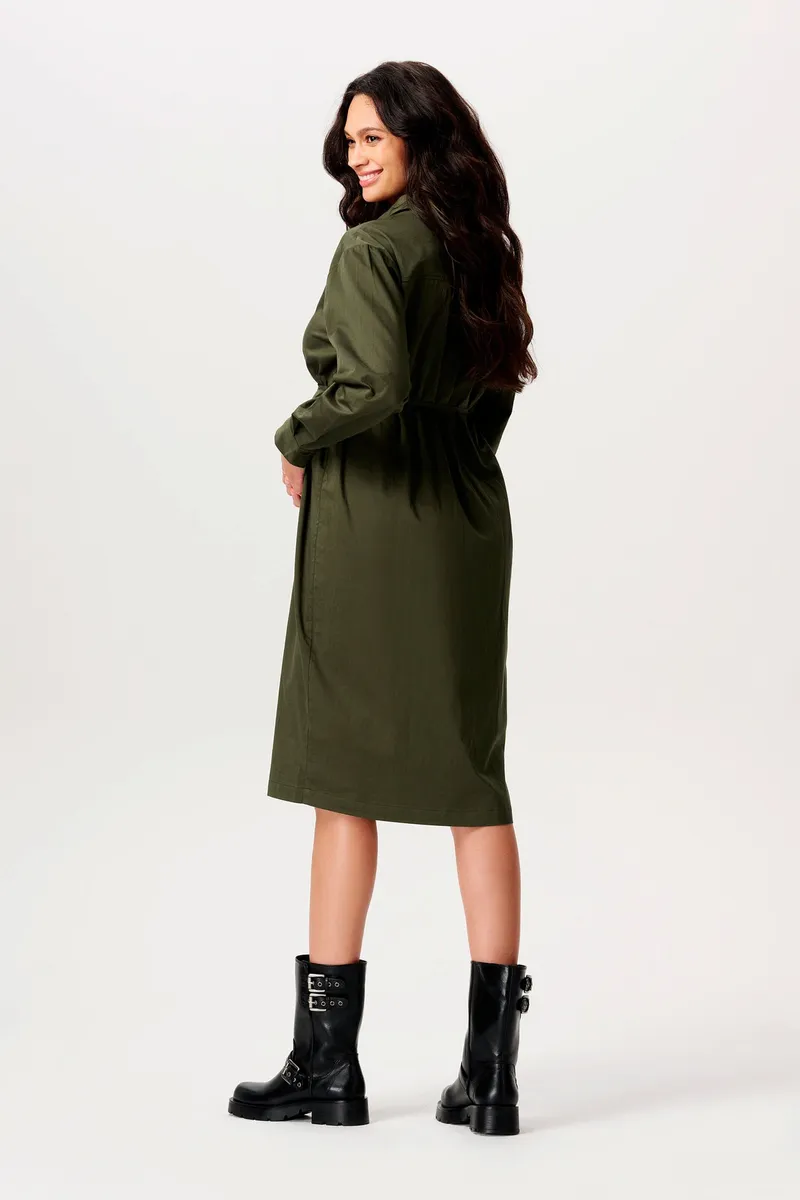 Noppies Maternity Still-Kleid Akaya, Gruen, – Produktbild 3 von 3
