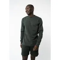 MELA MELA Langarmshirt Style TEJAS aus 100% Bio-Baumwolle, Dunkelgrün, – Produktbild 1 von 1