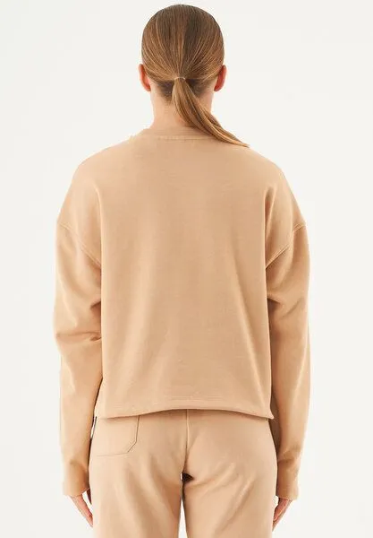 ORGANICATION ORGANICATION ESSENTIALS-SEDA- Sweatshirt aus Bio-Baumwolle, Beige, – Produktbild 4 von 4