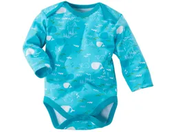 HANS NATUR Baby Langarmbody Bio-Baumwolle Wale Gr. 74/80 – Produktbild 1 von 1