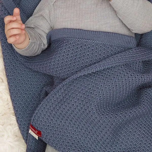 vincente vincente Babydecke, Blau, – Produktbild 2 von 2