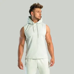 GymBeam OG1 STRIX Essential Hoodie Tank-Top in Moon Grey S – Produktbild 1 von 1