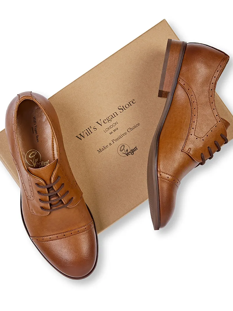 Will's Vegan Store Will's Vegan Store Herren vegan Derby's City Brown, Braun, – Produktbild 2 von 2