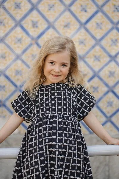 PETER JO PETER JO Kleid Juanita Tile, Schwarz, – Produktbild 2 von 4