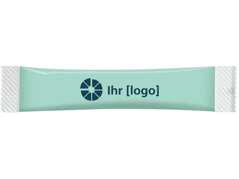 Zuckerstäbchen mit braunem Bio-Rohrzucker inkl. individuellem Aufdruck, 4 g – Produktbild 1 von 1