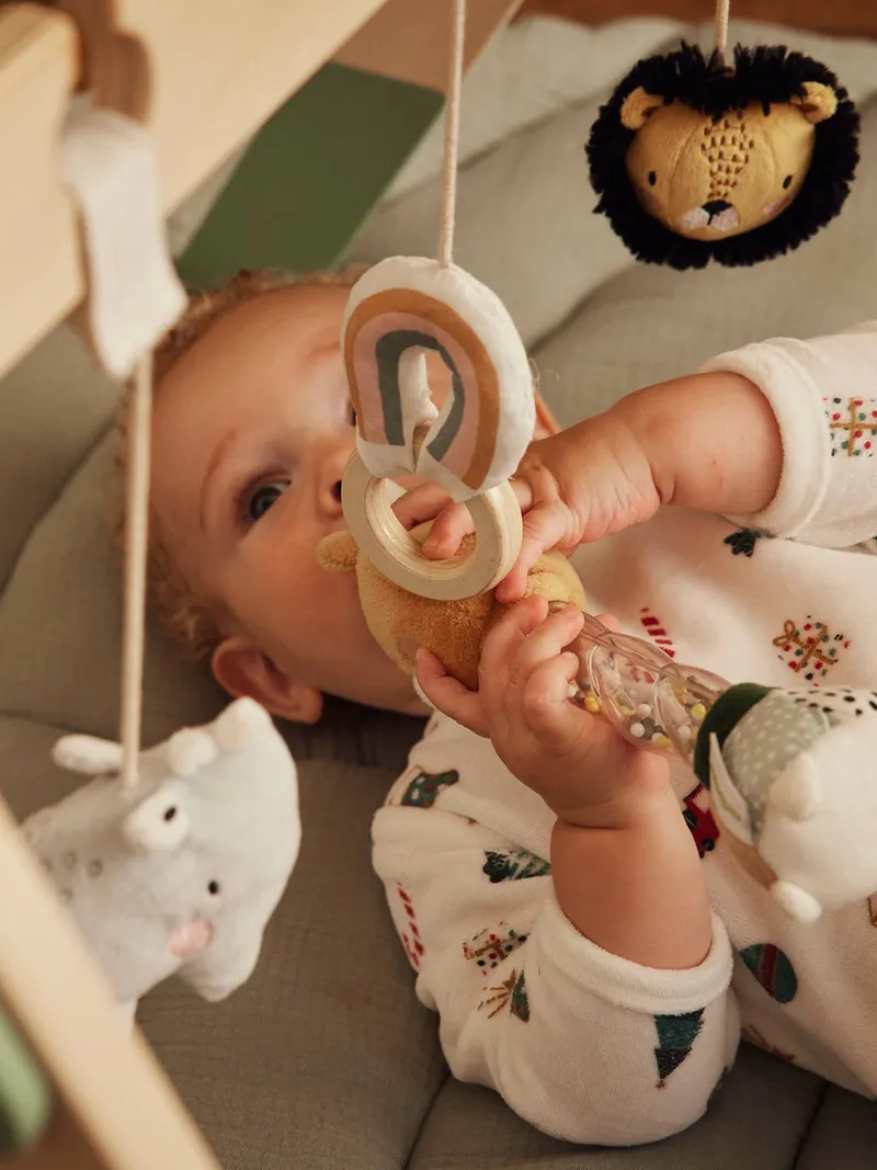 Vertbaudet Vertbaudet Baby Spielbogen aus Holz FSC®, Gelb, – Produktbild 3 von 4