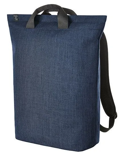 Halfar Recycelter Laptop-Rucksack von Halfar, Blau - sprinkle, – Produktbild 1 von 1