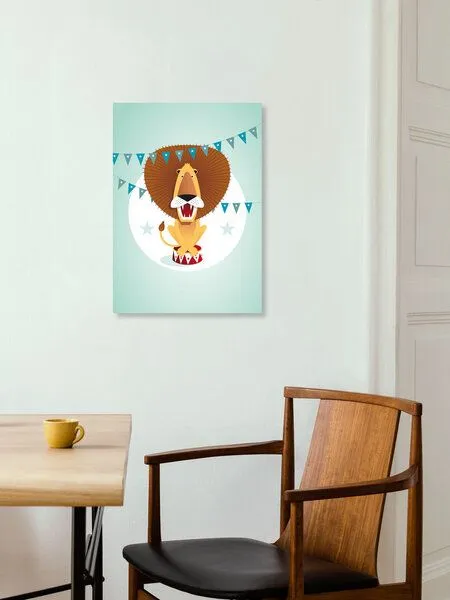 Photocircle Photocircle Poster / Leinwandbild - Zirkus-Löwe – Produktbild 3 von 8