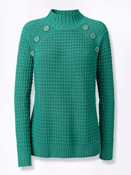 Witt Stehkragenpullover smaragd – Produktbild 1 von 1