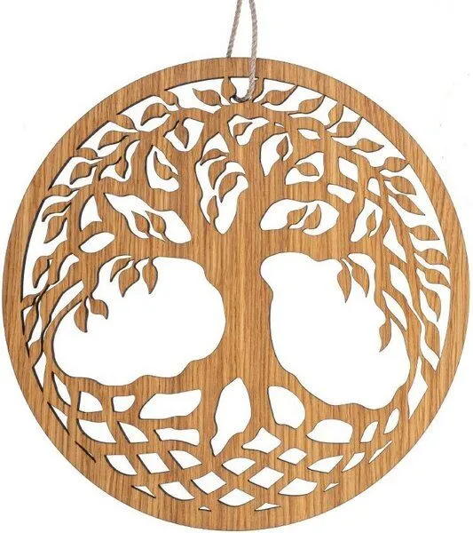 ReineNatur ReineNatur Fenster Dekoration – Wandbild - Baum des Lebens - Ø 30 cm – Produktbild 1 von 1