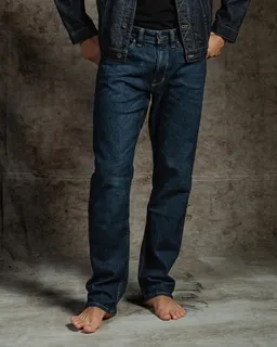 Kuyichi Kuyichi Herren vegan Jeans Scott Regular Basic Blau – Produktbild 1 von 1