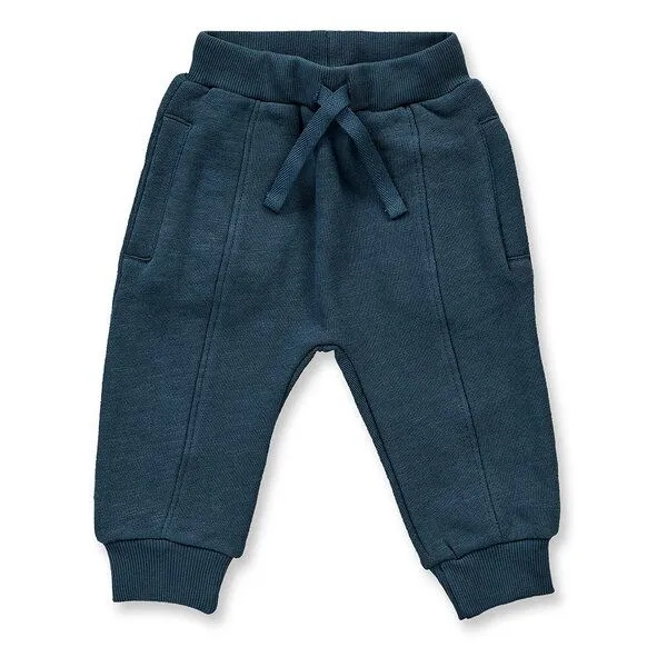 Sense Organics Sense Organics Baby Sweathose, Modell HAUKE, Dunkles petrol, – Produktbild 1 von 3