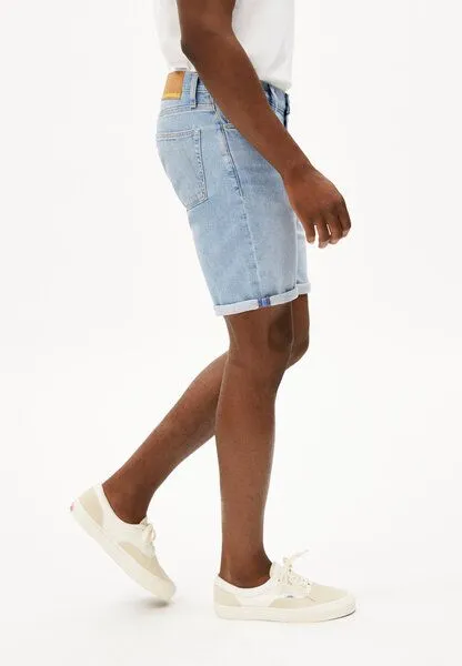ARMEDANGELS ARMEDANGELS NAAILO Herren Jeans Shorts aus Bio-Baumwoll-Hanf Mix, Blue, – Produktbild 7 von 7