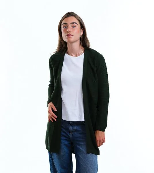 Gary Mash GARY MASH Long-Cardigan Alamo aus Biobaumwolle, Grün, – Produktbild 1 von 4