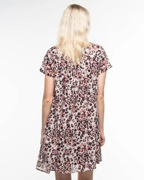 Alma & Lovis Alma & Lovis Print-Blusenkleid aus Bio-Baumwoll-Batist | Batist Gep Tunika, Rose quarz (rose-rosa), – Produktbild 4 von 4