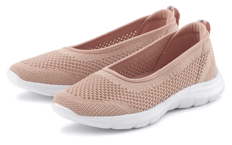 Lascana Sneaker Ballerinas, Rosé, – Produktbild 2 von 3